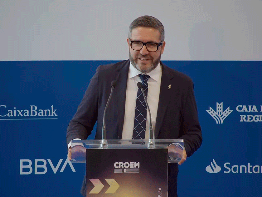 Miguel López Abad, presidente de CROEM.