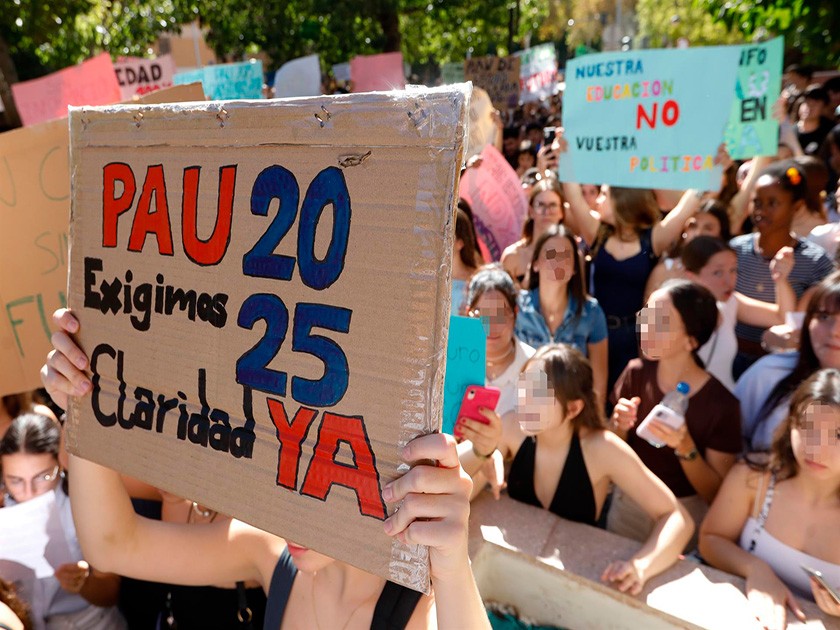 Menifestación estudiantes