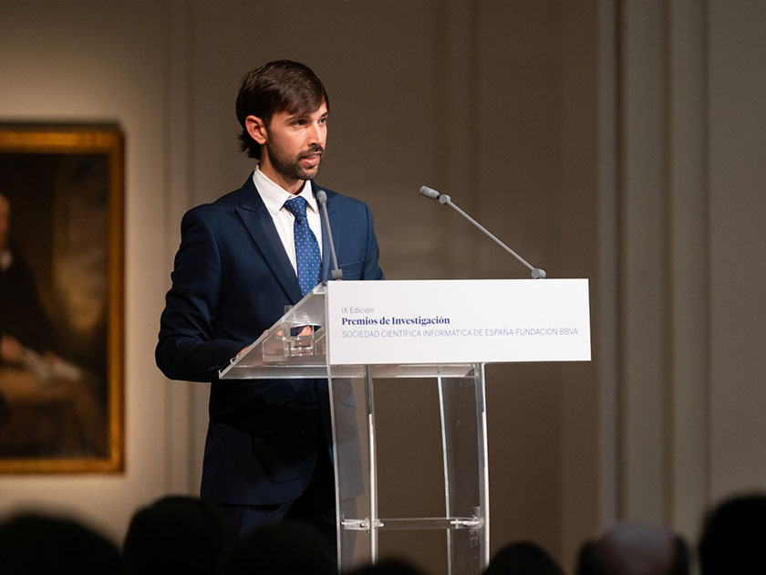 José María Jorquera Valero recibe el premio Investigadores Jóvenes en Informática 2025 de la SCIE