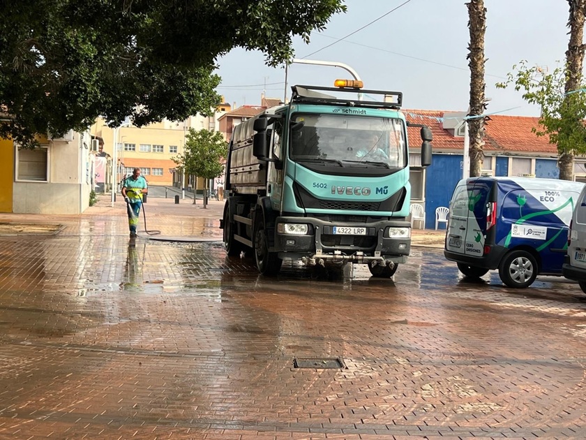 El Ayuntamiento de Murcia acomete un Plan Integral de Limpieza en Barrios y Pedanías que arranca en Espinardo