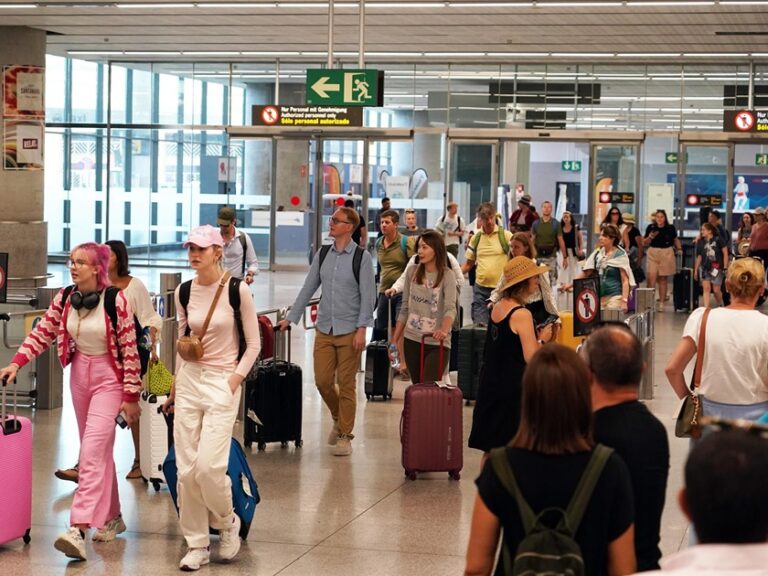 España recibió 104 millones de pasajeros internacionales hasta noviembre, un 5,8% más que en 2024
