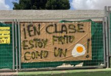 Los colegios recibirán los primeros 7 M€ del total de 89 previstos hasta 2030 para reducir el calor